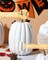 Large White Pumpkins for Decorating - 2 PCS Big White Foam Decorative Pumpkins for Fall Decor, White Paintable Artificial Pumpkins Perfect for Halloween and Thanksgiving Decor.